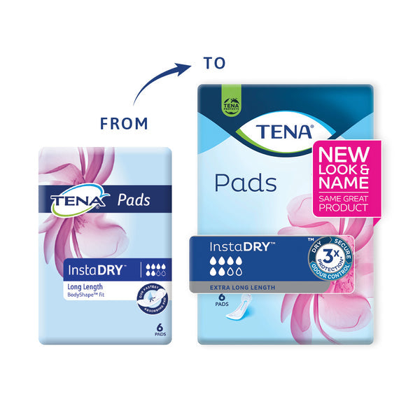 TENA PAD MAXI INSTADRY 6PK - Cutprice Online