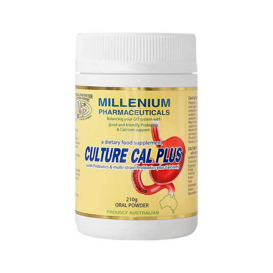 Millenium Pharmaceuticals Culture Cal Plus Oral Powder 210g - Cutprice Online