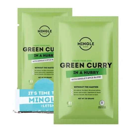 MINGLE Natural Seasoning Blend Green Curry 12x30g MINGLE