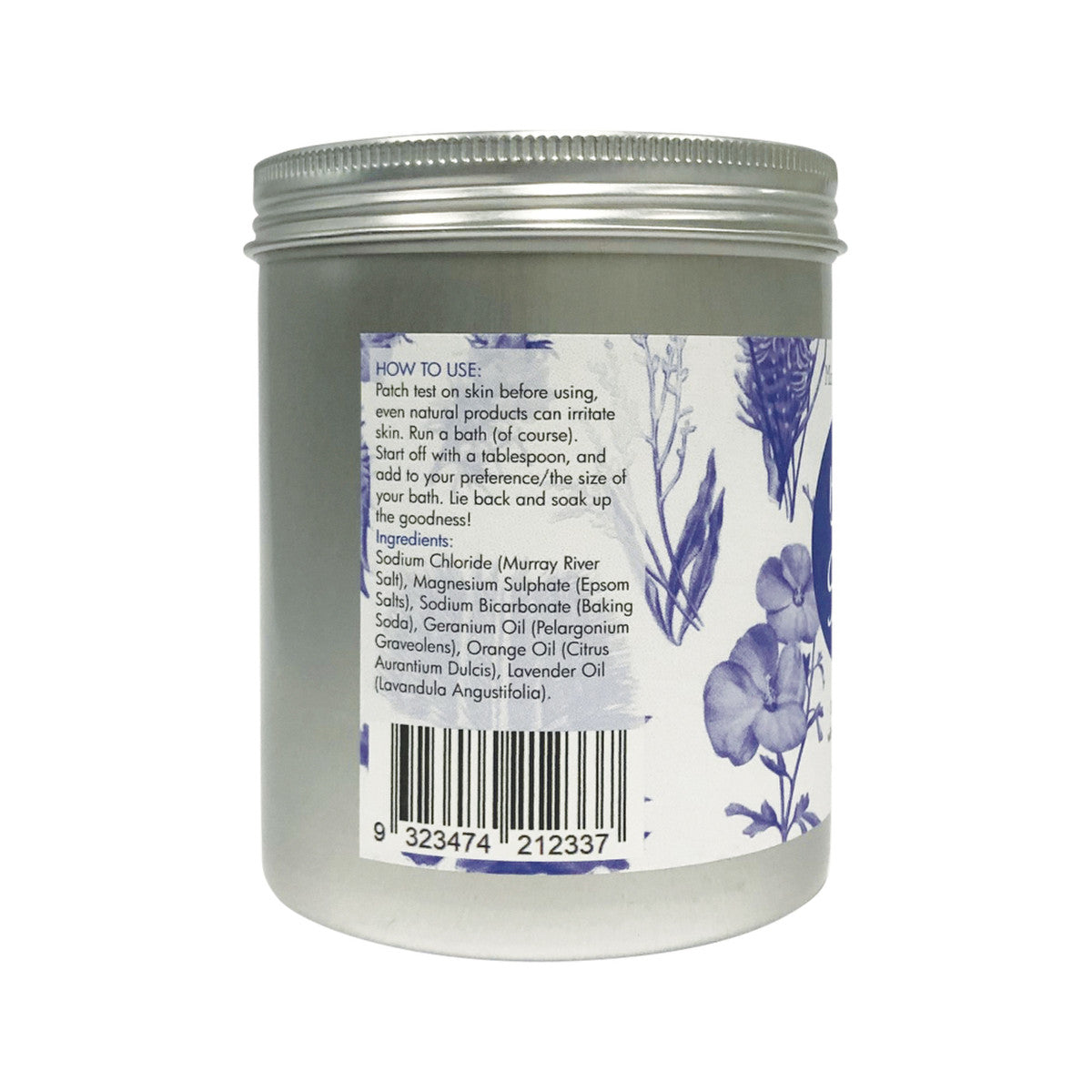 Minimal Essentials Bath Salts De-Stress Blend with Rose Geranium 500g - Cutprice Online