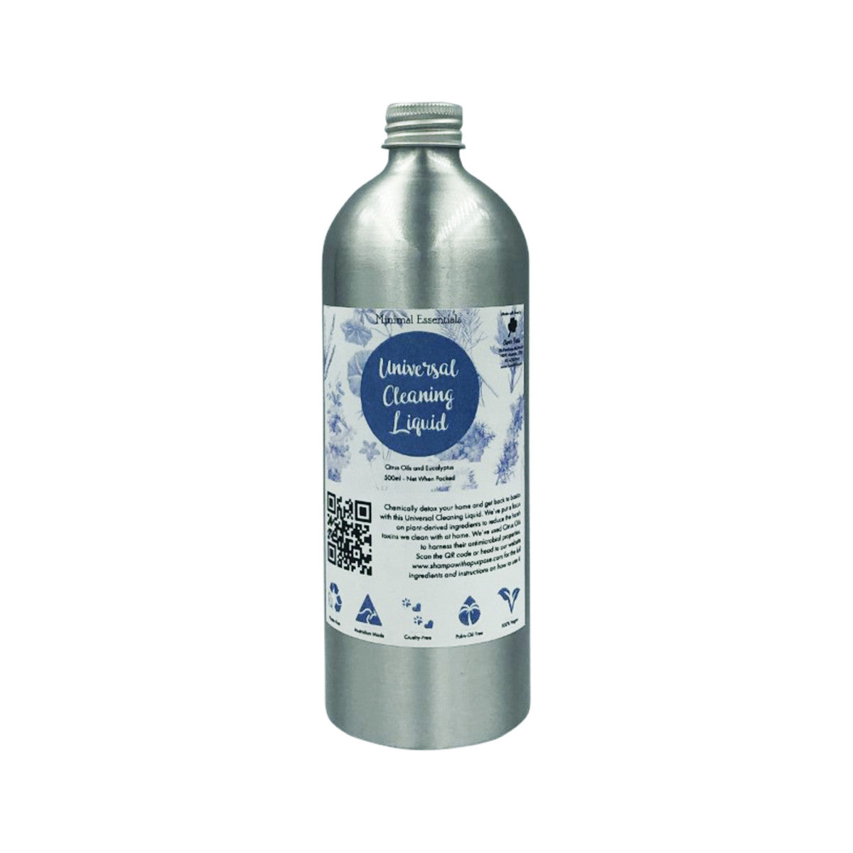 Minimal Essentials Universal Cleaning Liquid (Citrus Oils & Eucalyptus) 500ml - Cutprice Online