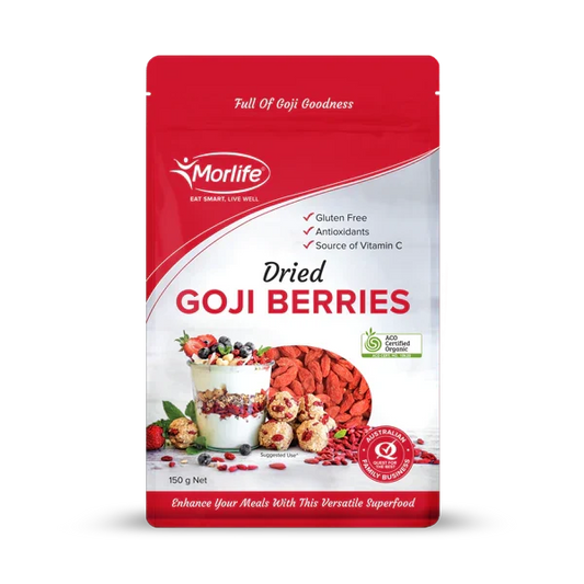 Morlife Organic Dried Goji Berries 150GM - Cutprice Online