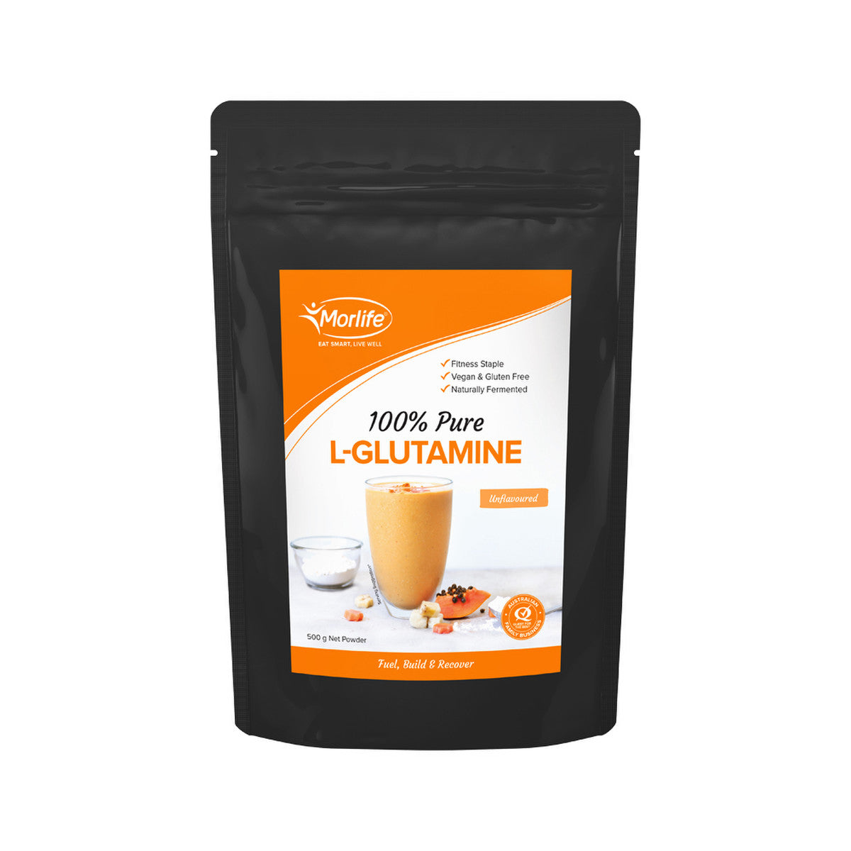 Morlife L-Glutamine Unflavoured 500g - Cutprice Online