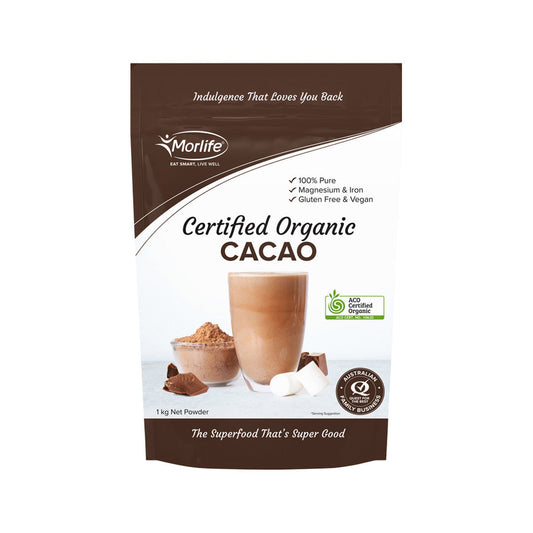 Morlife Organic Cacao Powder 1kg - Cutprice Online