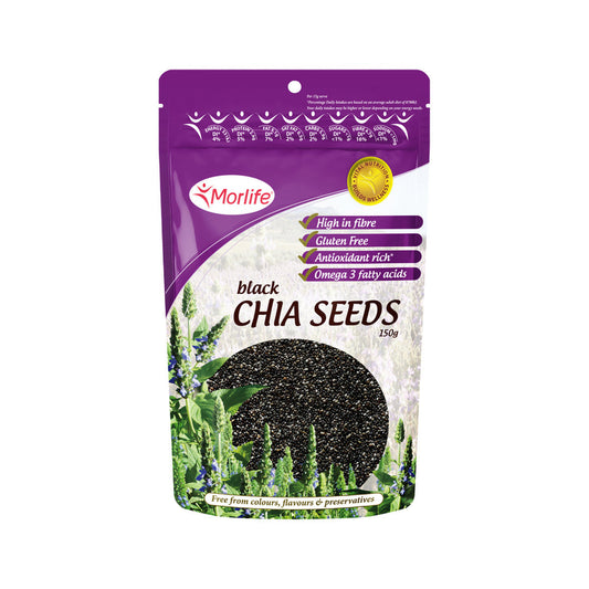 Morlife Organic Chia Seeds 150g - Cutprice Online