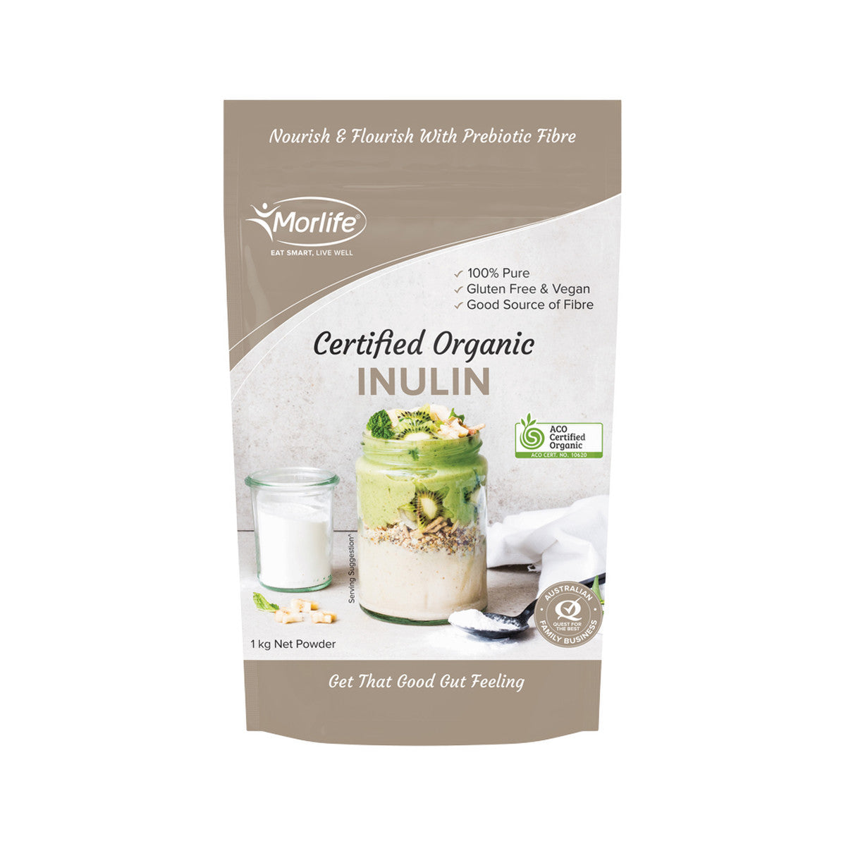Morlife Organic Inulin Powder 1kg - Cutprice Online