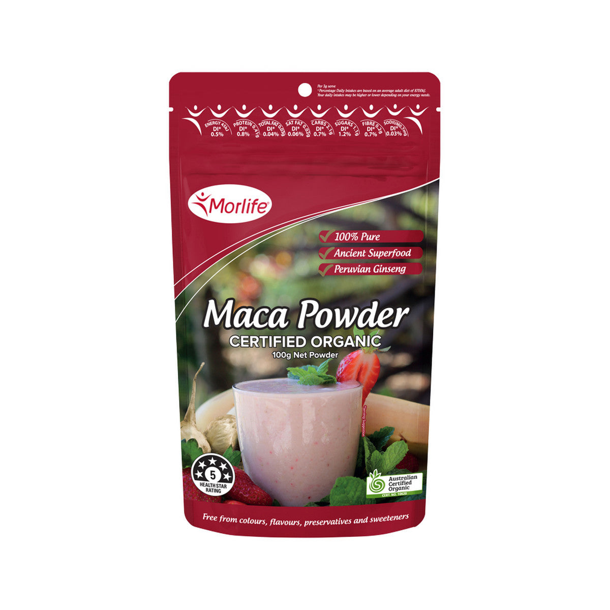 Morlife Organic Maca Powder 100g - Cutprice Online