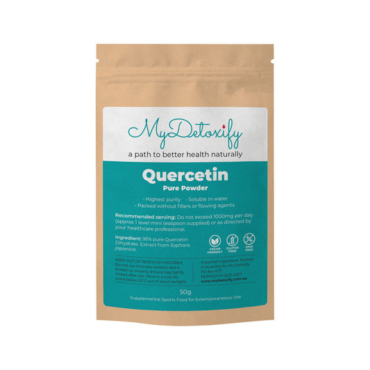 MyDetoxify Quercetin Pure Powder 50g - Cutprice Online