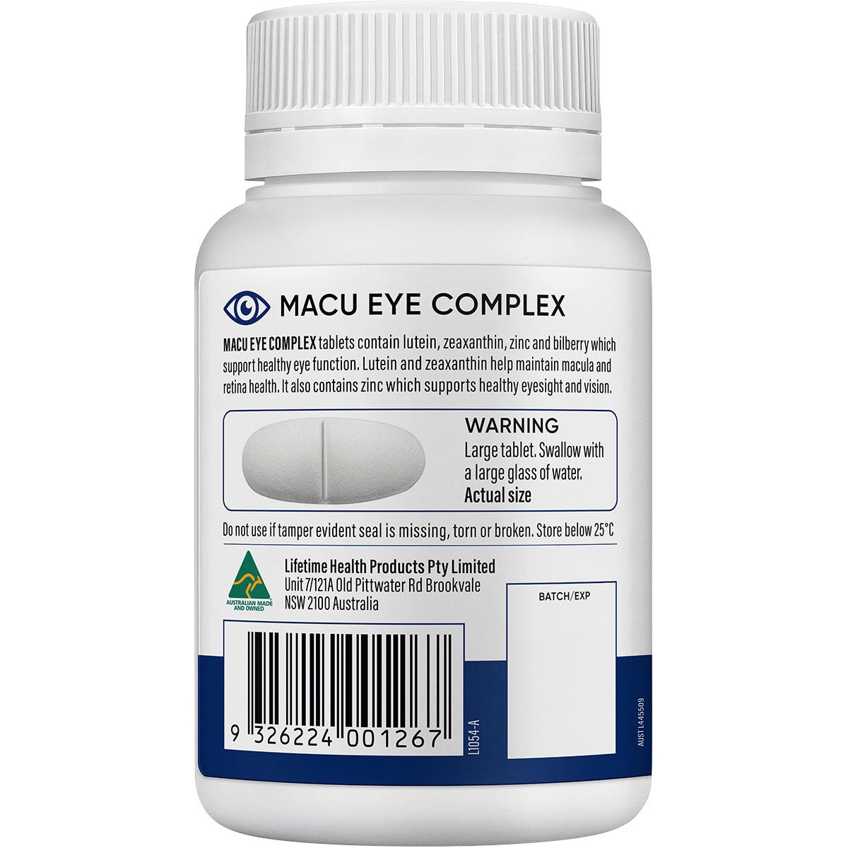 Natural Life Macu Eye Complex 60 Caps - Cutprice Online
