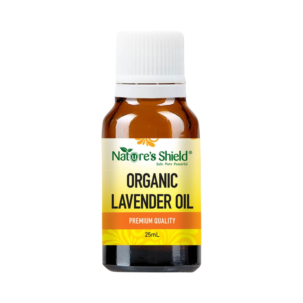 Natures Shield Organic Essential Oil Lavender 25ml - Cutprice Online