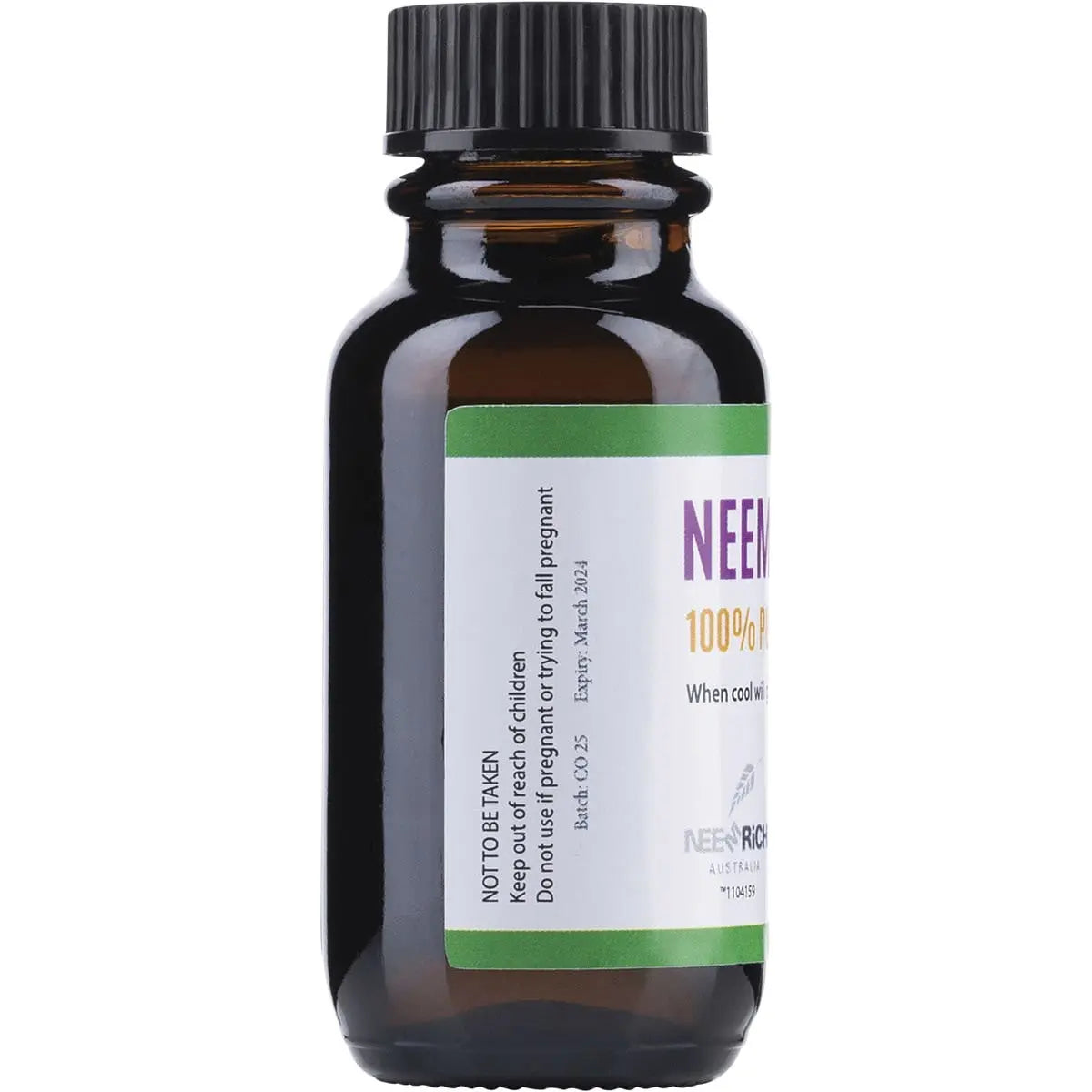NEEM Neem Seed Oil 100% Pure & Cold Pressed 20ml NEEM