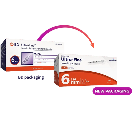 Embecta BD Ultra-Fine Syringe 0.3mL 31g 6mm 100