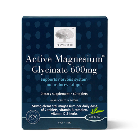 New Nordic Active Magnesium Glycinate 60t - Cutprice Online