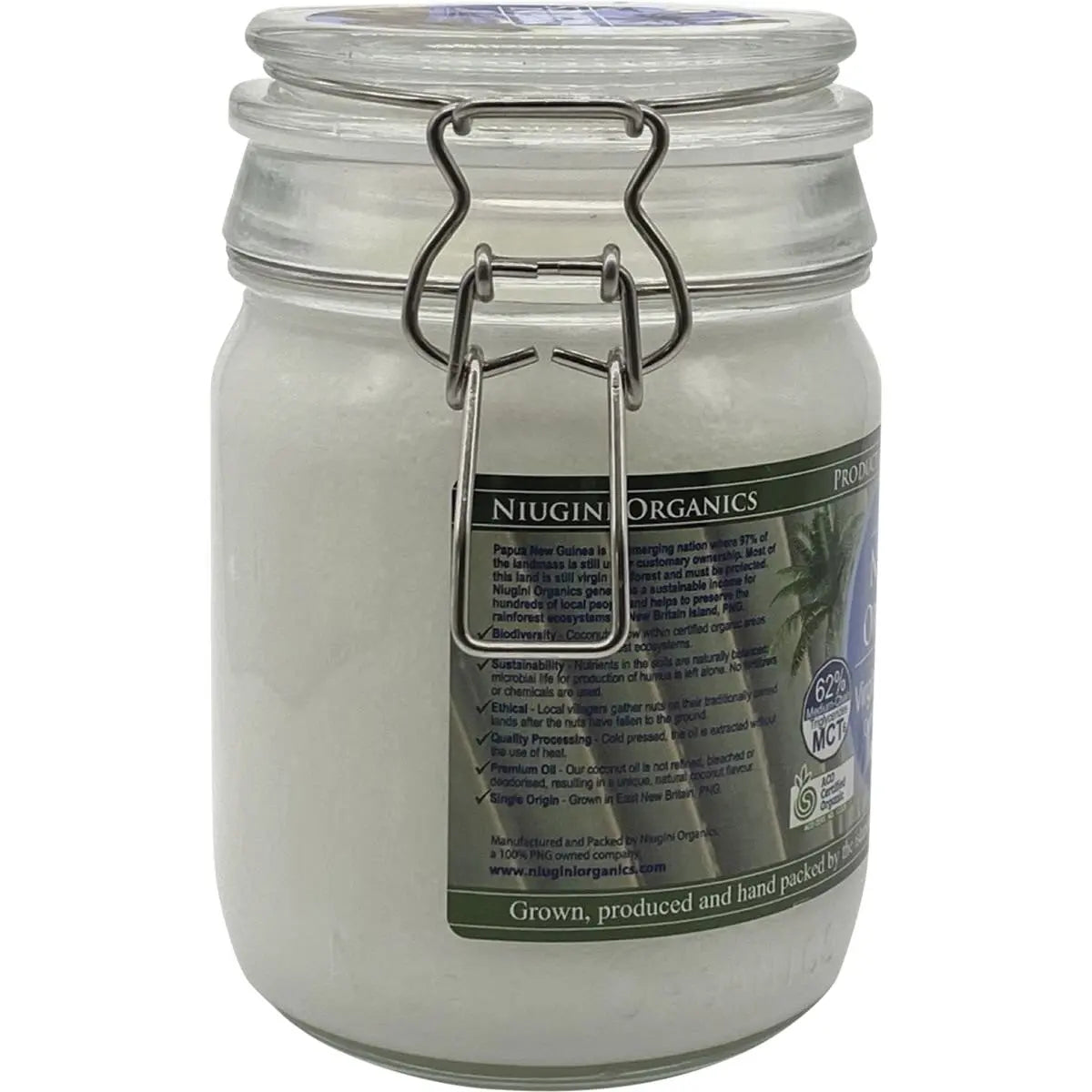 NIUGINI ORGANICS Virgin Coconut Oil 100% Pure 650ml NIUGINI