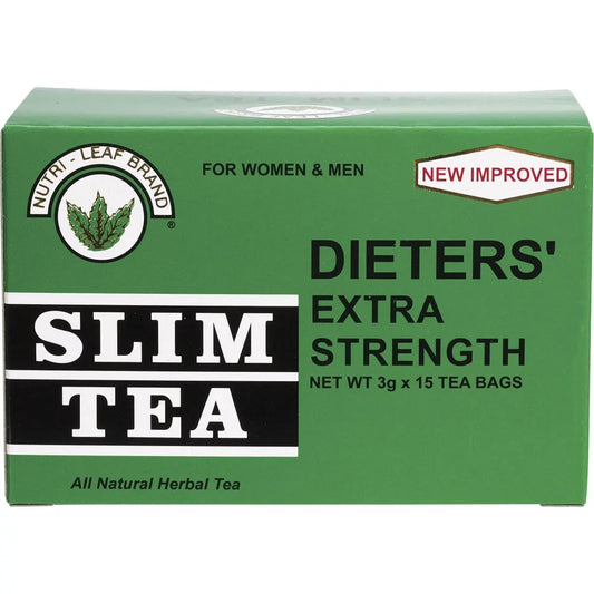 NUTRI-LEAF Herbal Tea Bags Slim Tea - Extra Strength 15 NUTRI-LEAF