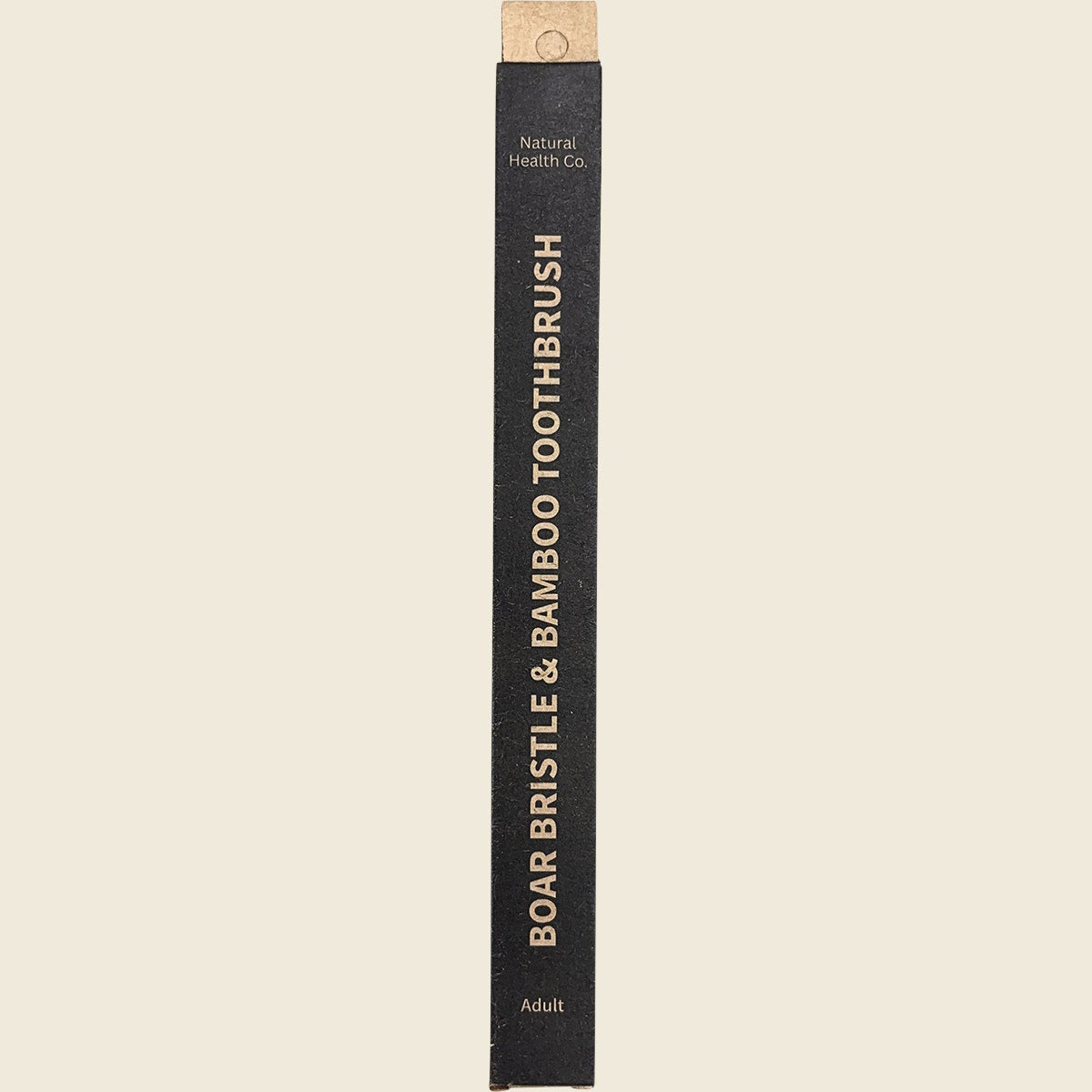 Natural Health Co Boar Bristle & Bamboo Toothbrush Adult Med-Firm 12x1pk