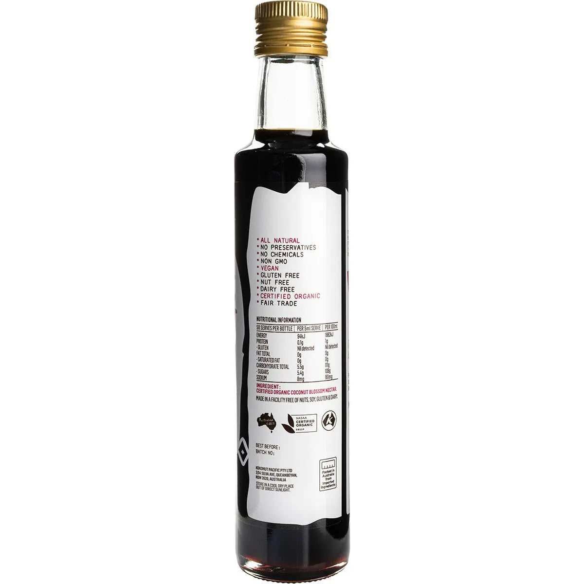 NIULIFE Coconut Syrup 250ml NIULIFE