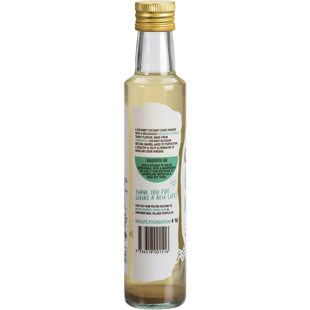 NIULIFE Coconut Cider Vinegar 250ml NIULIFE