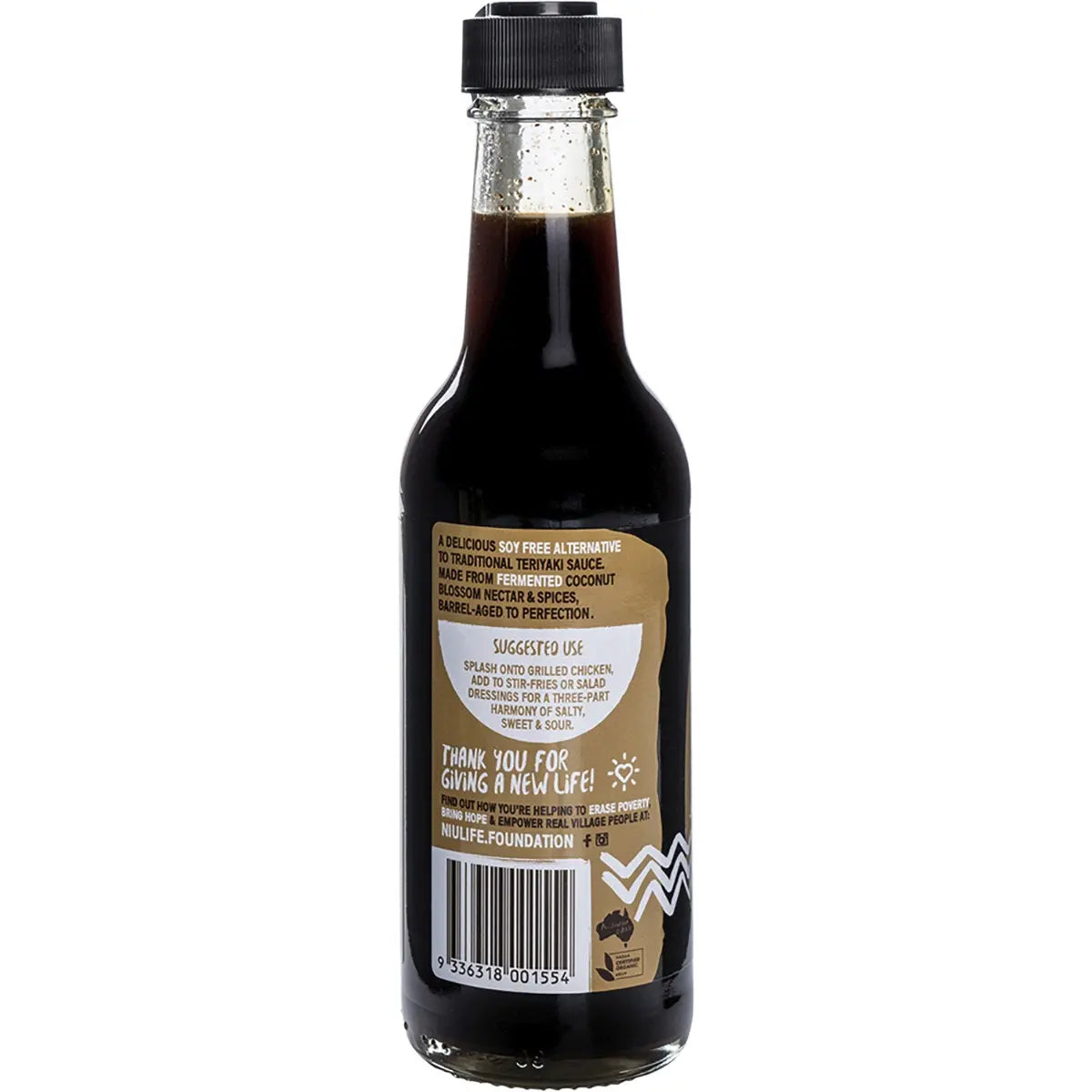 NIULIFE Cocomino Coconut Amino Sauce Teriyaki 250ml NIULIFE