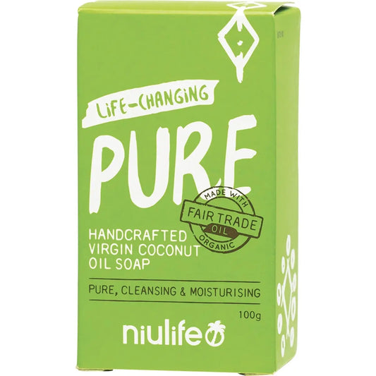 NIULIFE Coconut Oil Soap Pure 100g NIULIFE