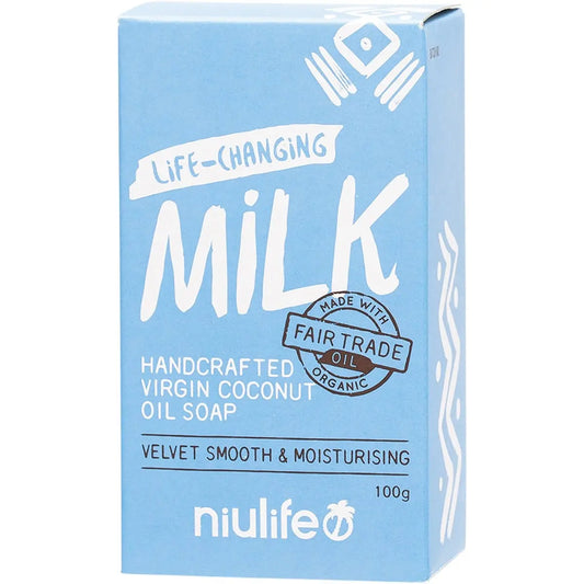 NIULIFE Coconut Oil Soap Coconut Milk 100g NIULIFE