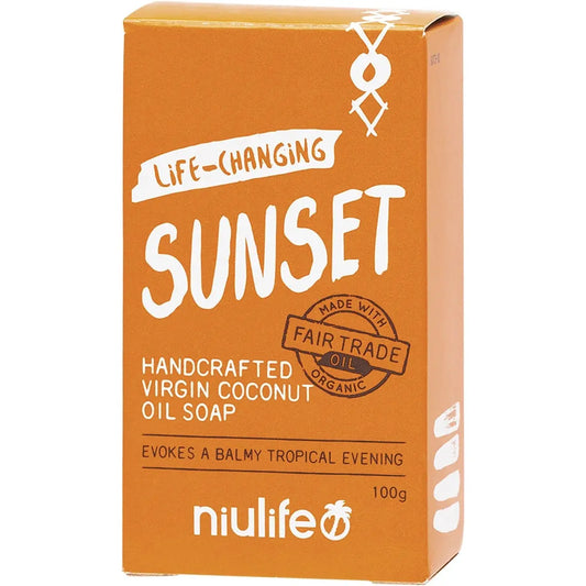 NIULIFE Coconut Oil Soap Sunset 100g NIULIFE
