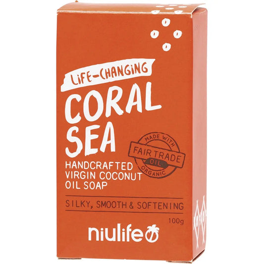 NIULIFE Coconut Oil Soap Coral Sea 100g NIULIFE