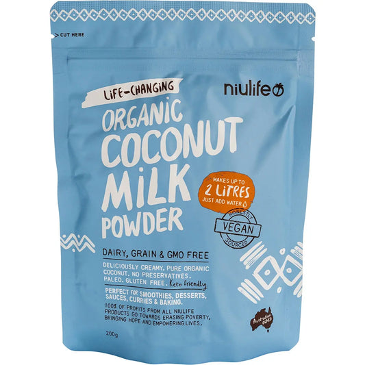 NIULIFE Coconut Milk Powder Makes Up To 2 Litres 200g NIULIFE