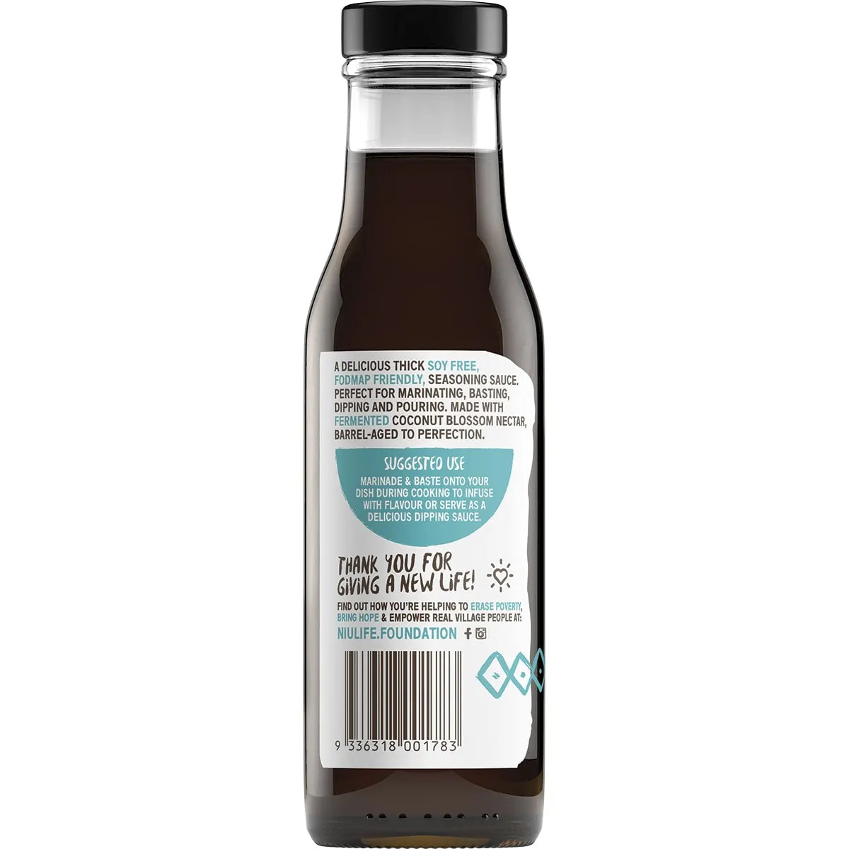 NIULIFE Organic Coconut Amino Sauce Extra Thick Naked 250ml - Cutprice Online
