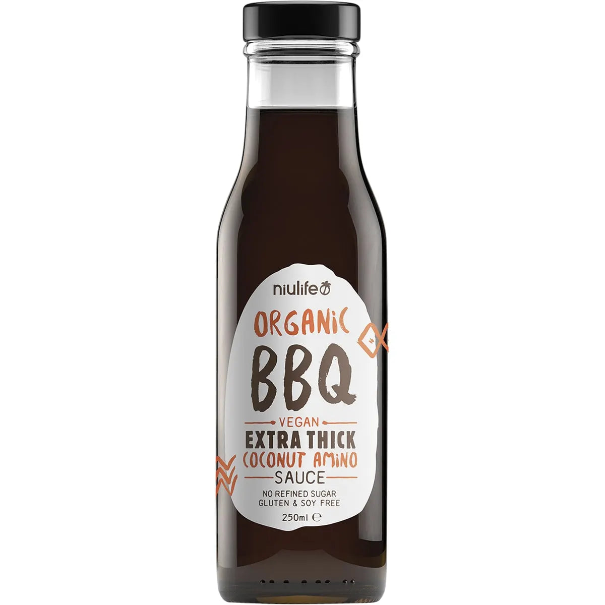 NIULIFE Organic Coconut Amino Sauce Extra Thick BBQ 250ml - Cutprice Online
