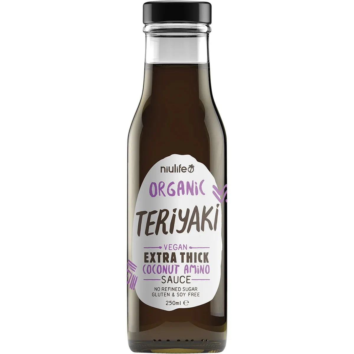NIULIFE Organic Coconut Amino Sauce Extra Thick Teriyaki 250ml - Cutprice Online