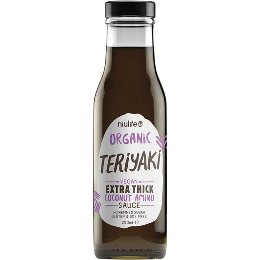 NIULIFE Organic Coconut Amino Sauce Extra Thick Teriyaki 250ml - Cutprice Online