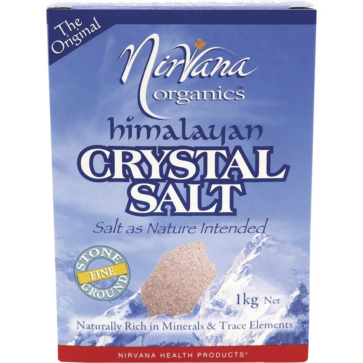 NIRVANA ORGANICS Himalayan Salt Fine 1kg NIRVANA