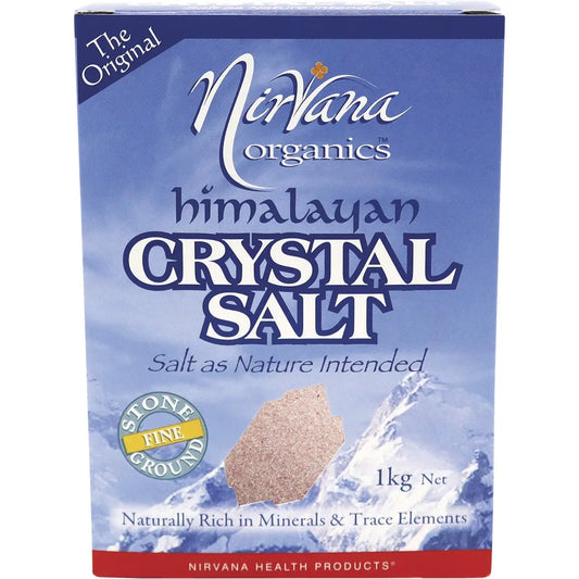NIRVANA ORGANICS Himalayan Salt Fine 1kg NIRVANA