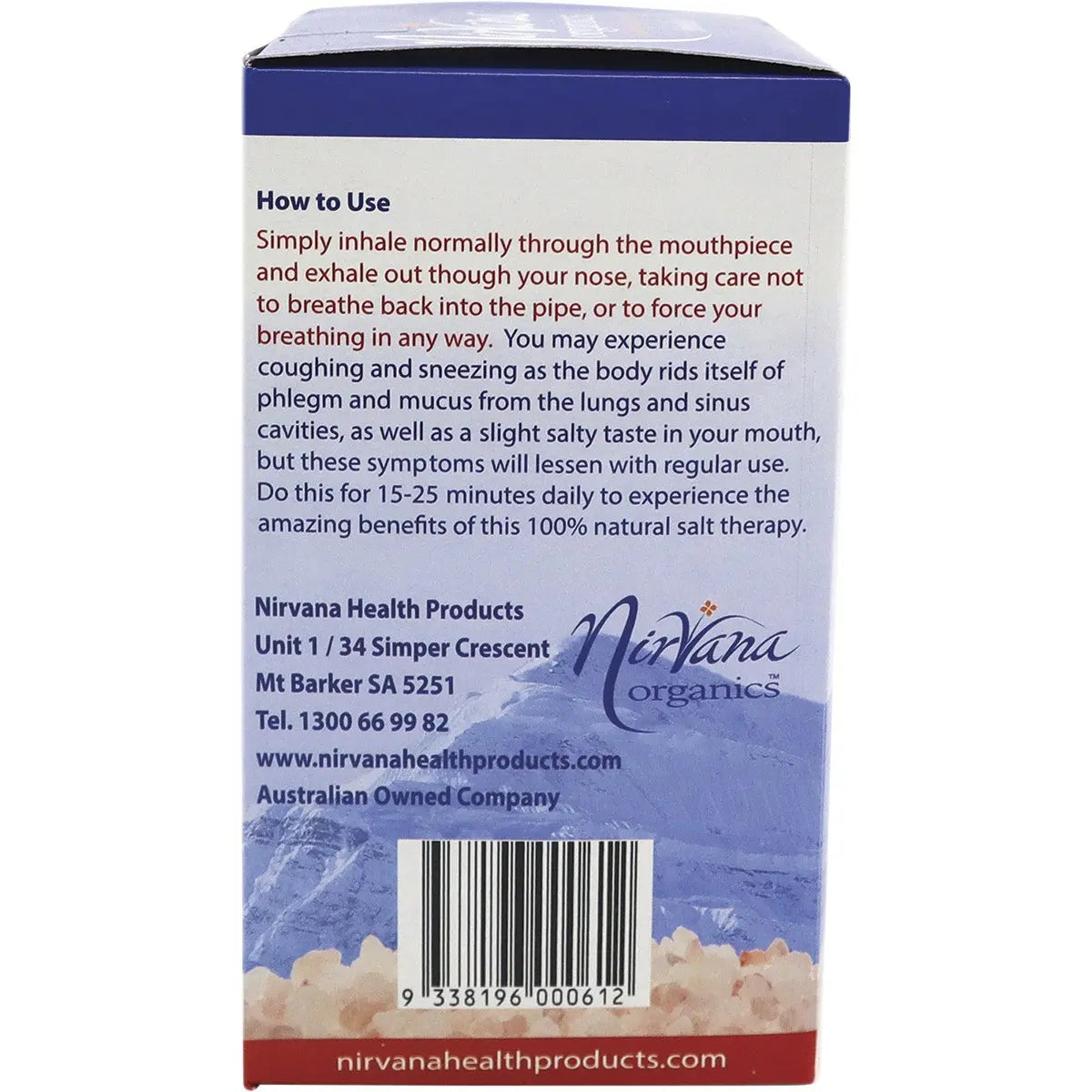 NIRVANA ORGANICS Himalayan Salt Inhaler Ceramic - 1 NIRVANA