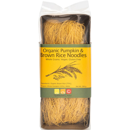 NUTRITIONIST CHOICE Rice Noodles Pumpkin & Brown 200g - Cutprice Online