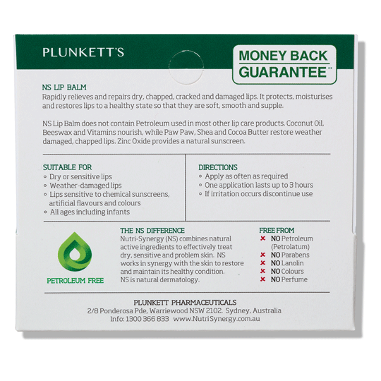 NS Lip Balm PETROLEUM FREE 10G - Cutprice Online