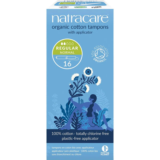 NATRACARE Tampons (Applicator) Regular 16 NATRACARE