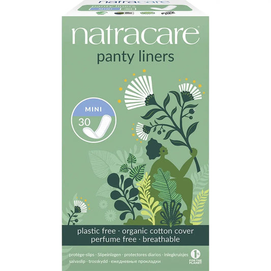 NATRACARE Panty Liners Mini 30 NATRACARE