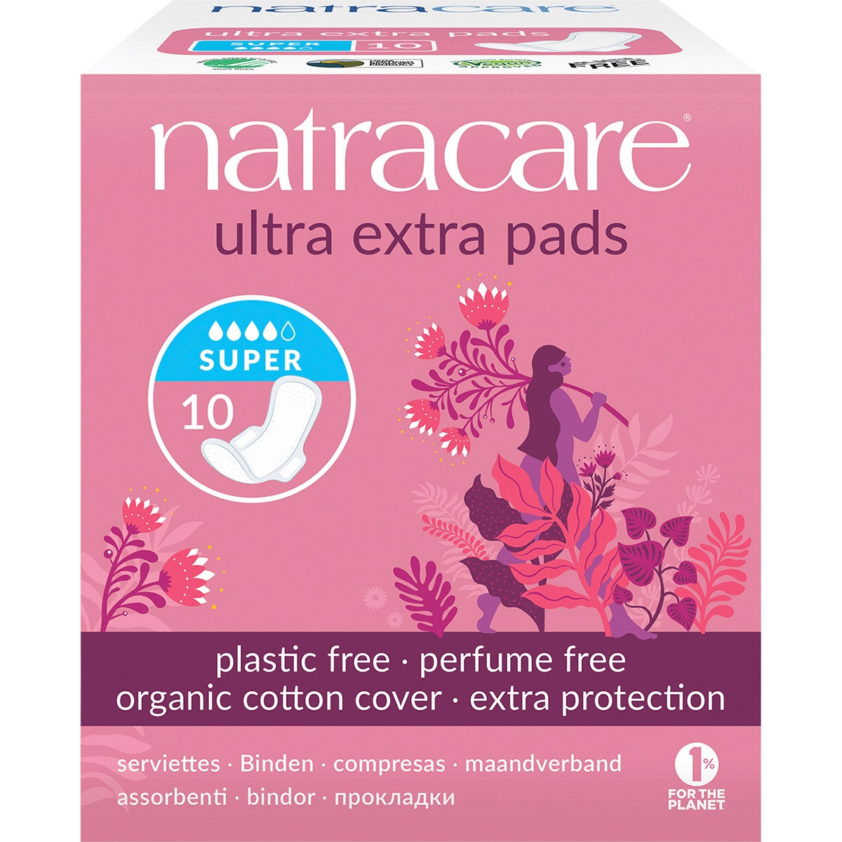 NATRACARE Ultra Extra Pads Super (Wings) 10pk - Cutprice Online