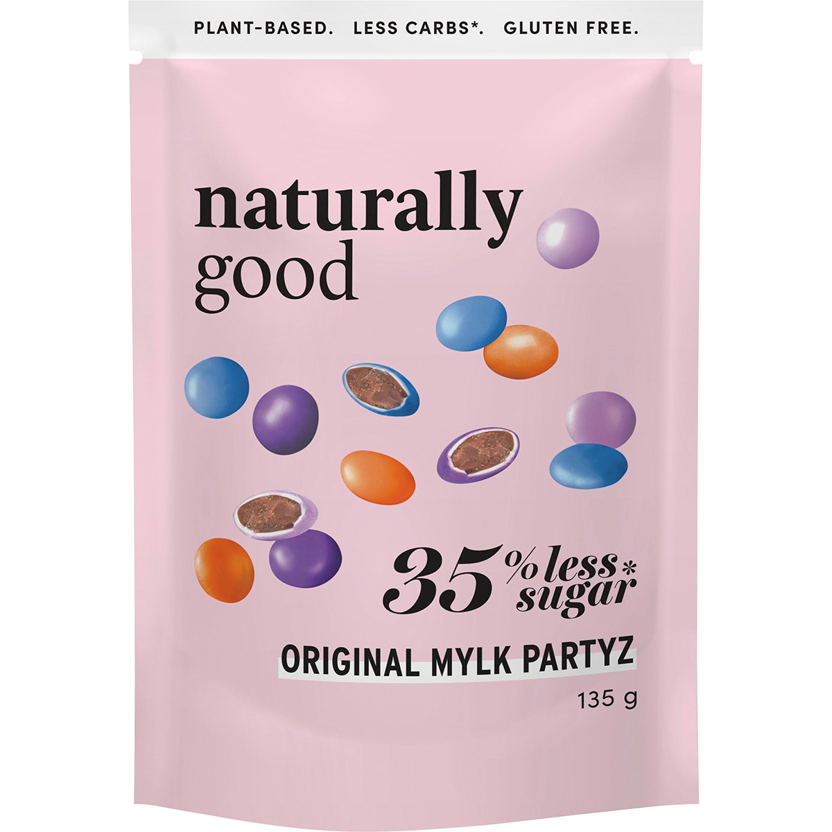 NATURALLY GOOD Original Mylk Partyz 35% less sugar 6x135g - Cutprice Online