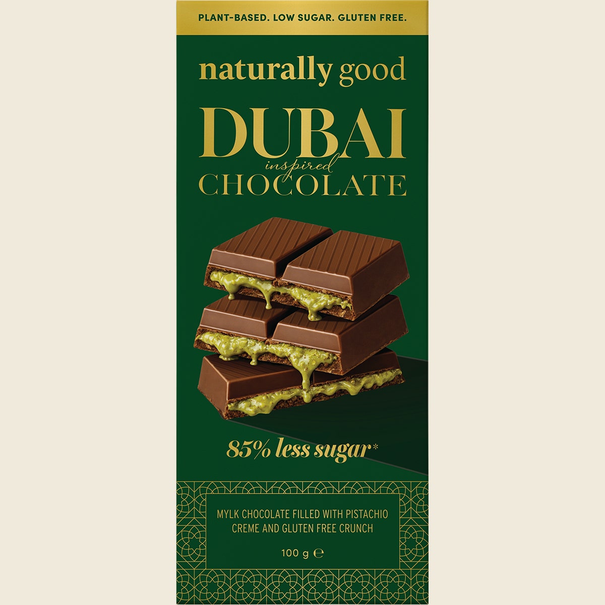 Naturally Good Dubai Inspired Chocolate Block 14x100g