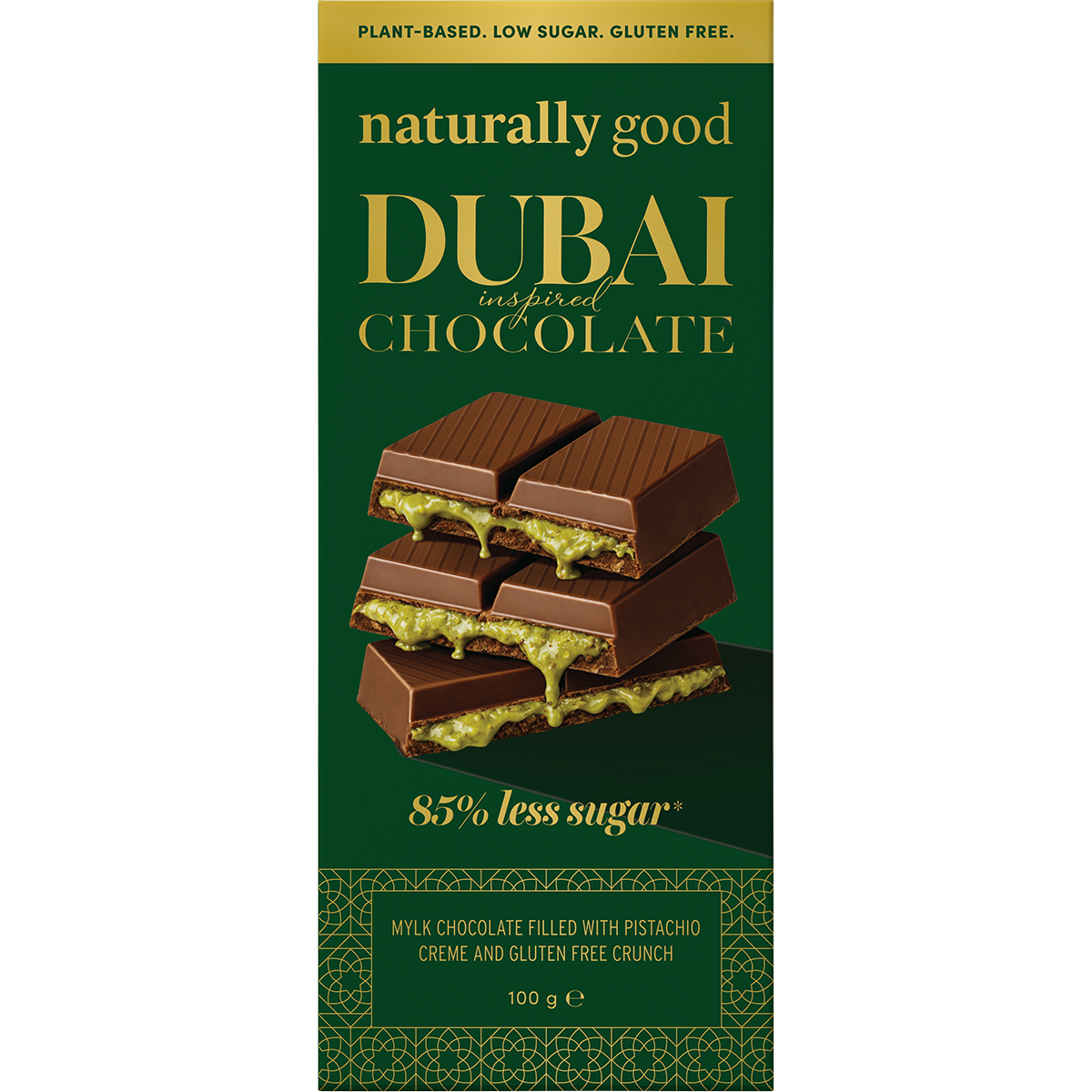 Naturally Good Dubai Inspired Chocolate Block 100g x 14 Pack