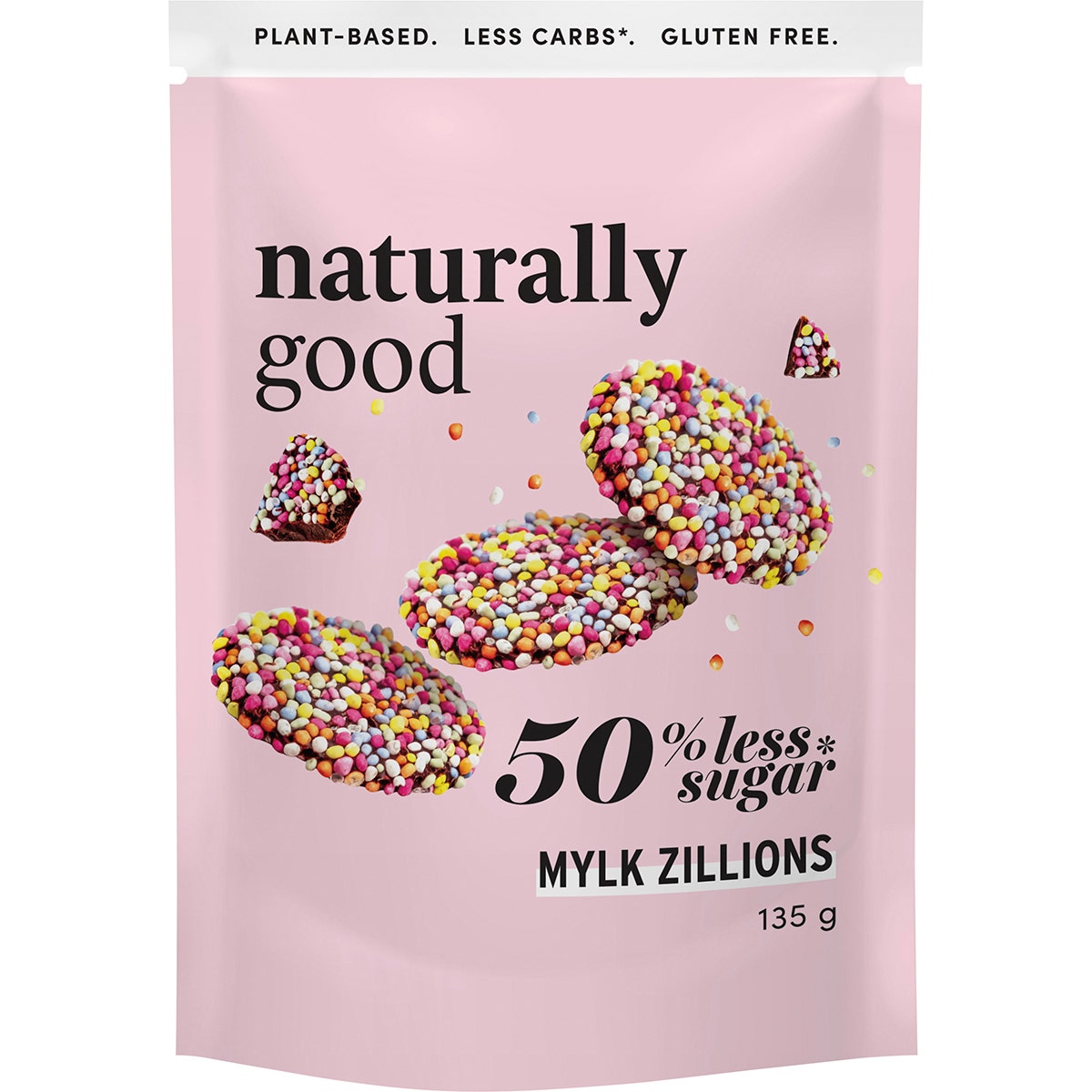 NATURALLY GOOD Mylk Zillions 50% less sugar 6x135g - Cutprice Online