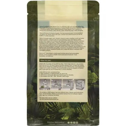 NATURAL EVOLUTION Green Banana Baking Flour - Green Banana - 454g NATURAL EVOLUTION