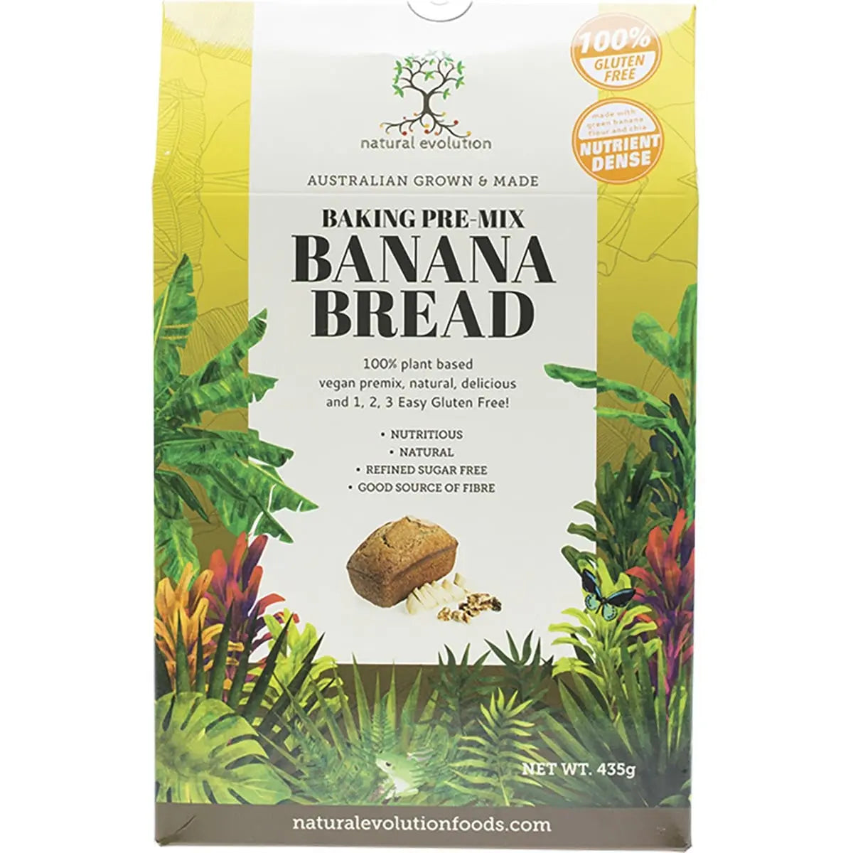 NATURAL EVOLUTION Banana Bread Mix 435g NATURAL EVOLUTION