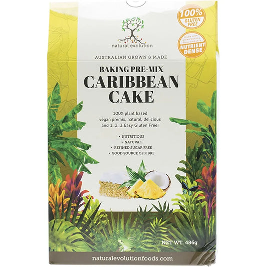 NATURAL EVOLUTION Caribbean Cake Mix 486g NATURAL EVOLUTION