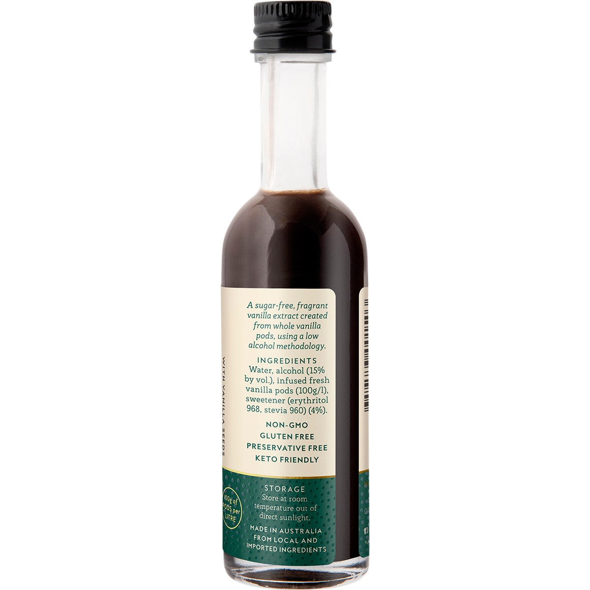 NATURAL VANILLA COMPANY Sugar Free Vanilla Extract 50ml - Cutprice Online
