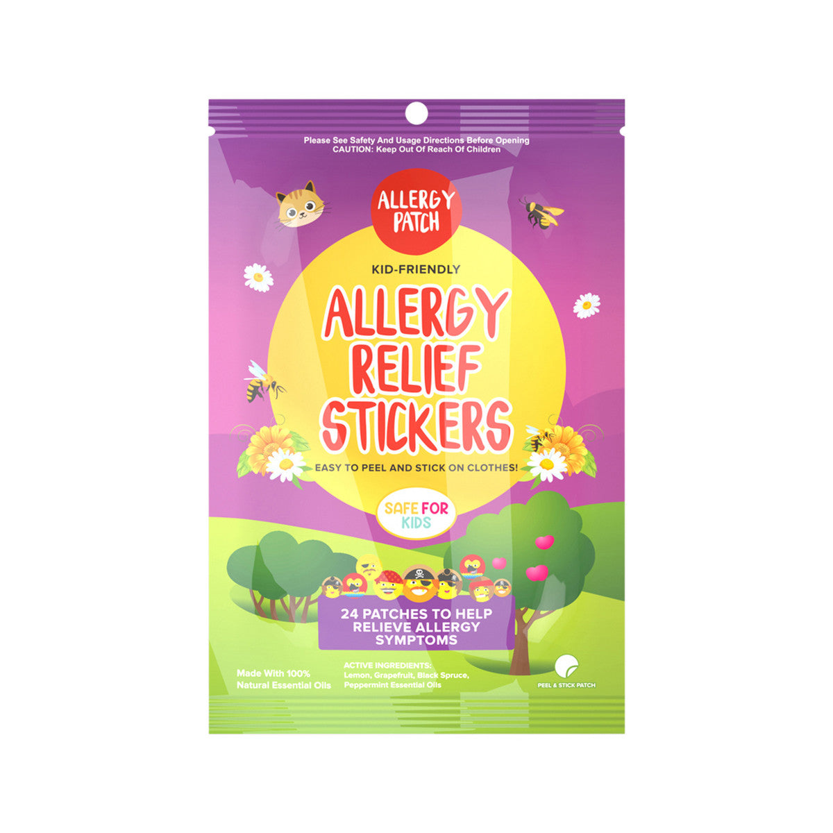 The Natural Patch Co. AllergyPatch Organic Allergy Relief Stickers x 24 Pack - Cutprice Online