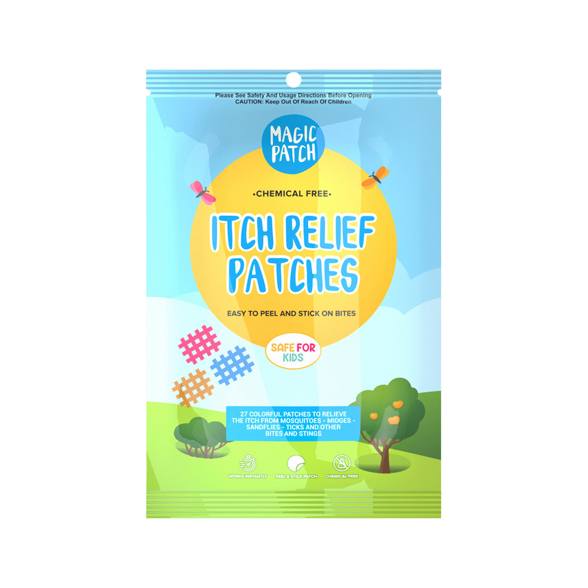 NATPAT Organic Itch Relief Stickers x 30 Pack - Cutprice Online